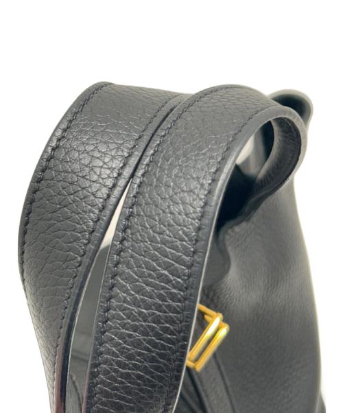 HERMES（エルメス）HERMES (エルメス) ピコタンロックPM/Picotin Lock/ノワール/トリヨンクレマンス/シルバー金具/U刻印：2022年製 ブラック サイズ:PMの古着・服飾アイテム
