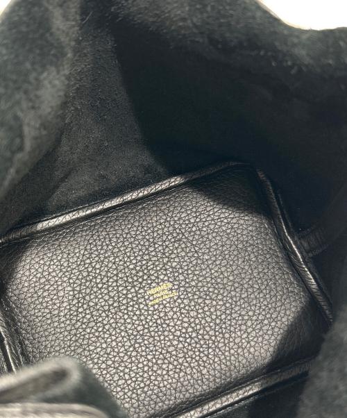 HERMES（エルメス）HERMES (エルメス) ピコタンロックPM/Picotin Lock/ノワール/トリヨンクレマンス/シルバー金具/U刻印：2022年製 ブラック サイズ:PMの古着・服飾アイテム