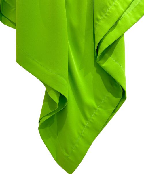 MM6 Maison Margiela（エムエムシックスメゾンマルジェラ）MM6 Maison Margiela (エムエムシックスメゾンマルジェラ) asimmetrico verde firmato アシンメトリーシャツ /S32NC0618 S43455 黄緑 サイズ:160/84Aの古着・服飾アイテム