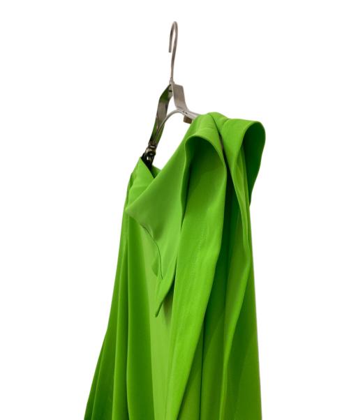 MM6 Maison Margiela（エムエムシックスメゾンマルジェラ）MM6 Maison Margiela (エムエムシックスメゾンマルジェラ) asimmetrico verde firmato 黄緑 サイズ:40の古着・服飾アイテム
