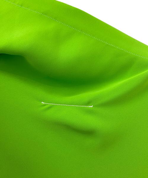 MM6 Maison Margiela（エムエムシックスメゾンマルジェラ）MM6 Maison Margiela (エムエムシックスメゾンマルジェラ) asimmetrico verde firmato 黄緑 サイズ:40の古着・服飾アイテム