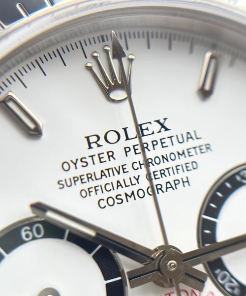 ROLEX（ロレックス）ROLEX Cosmograph Daytona Mark IV Dial “Inverted 6” El Primero コスモグラフ デイトナ マーク4ダイヤル 逆6 エル・プリメロ Ref.16520 白文字盤の古着・服飾アイテム