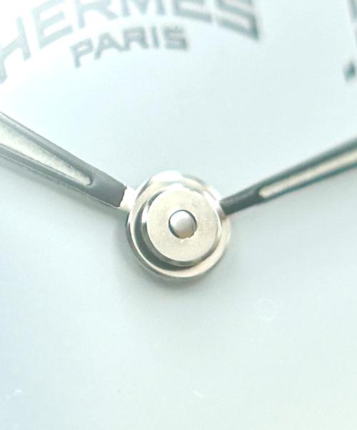 HERMES（エルメス）HERMES (エルメス) RALLYE ラリー Ref:RA1.210 白文字盤 サイズ:23mm×19mm/17cmの古着・服飾アイテム