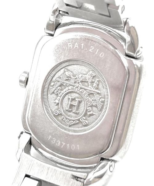 HERMES（エルメス）HERMES (エルメス) RALLYE ラリー Ref:RA1.210 白文字盤 サイズ:23mm×19mm/17cmの古着・服飾アイテム