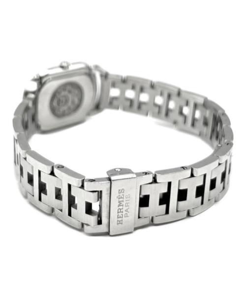 HERMES（エルメス）HERMES (エルメス) RALLYE ラリー Ref:RA1.210 白文字盤 サイズ:23mm×19mm/17cmの古着・服飾アイテム