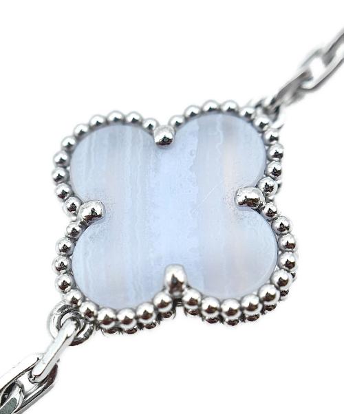 VAN CLEEF & ARPELS（ヴァンクリーフ＆アーペル）VAN CLEEF & ARPELS Vintage Alhambra 5 Motifs Bracelet Chalcedony ヴィンテージアルハンブラ 5Pカルセドニーブレスレット/ARD34700 サイズ:ヴィンテージの古着・服飾アイテム