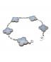 VAN CLEEF & ARPELS Vintage Alhambra 5 Motifs Bracelet Chalcedony ヴィンテージアルハンブラ 5Pカルセドニーブレスレット/ARD34700 サイズ:ヴィンテージ：1000000円