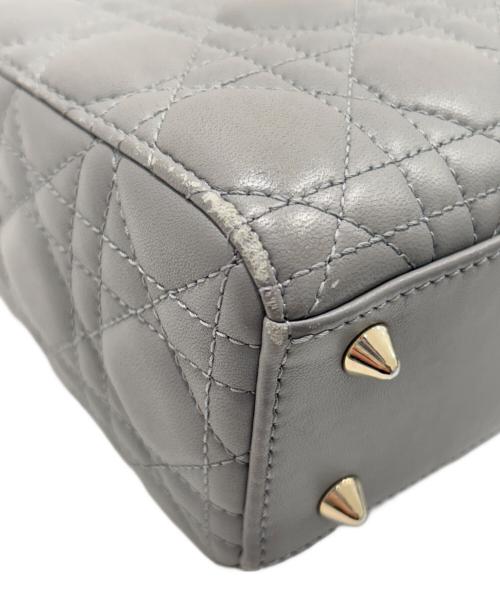 Christian Dior（クリスチャン ディオール）Christian Dior (クリスチャン ディオール) Lady Dior My ABCDior バッグ スモール ライトグレー サイズ:スモールの古着・服飾アイテム