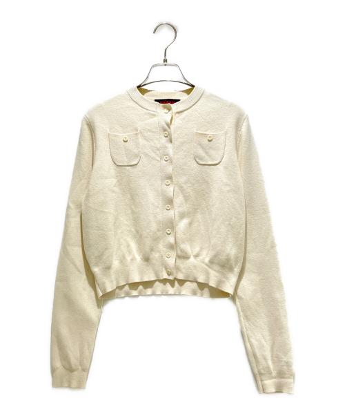 CABAN（キャバン）CABAN (キャバン) コットンカシミヤカーディガン アイボリー サイズ:XSの古着・服飾アイテム