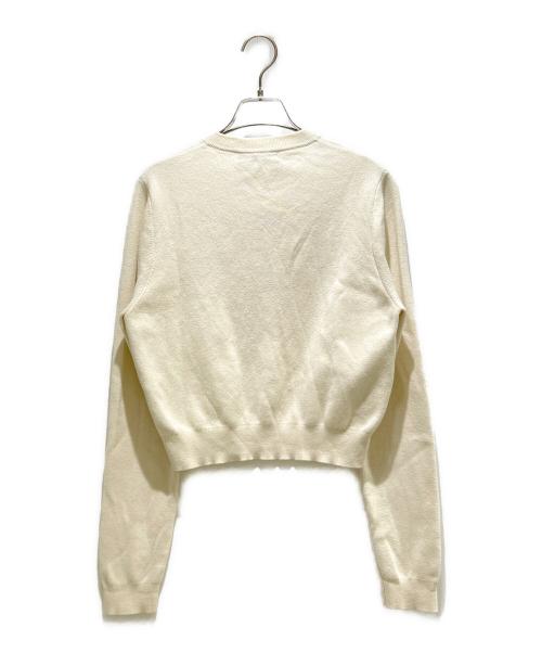 CABAN（キャバン）CABAN (キャバン) コットンカシミヤカーディガン アイボリー サイズ:XSの古着・服飾アイテム