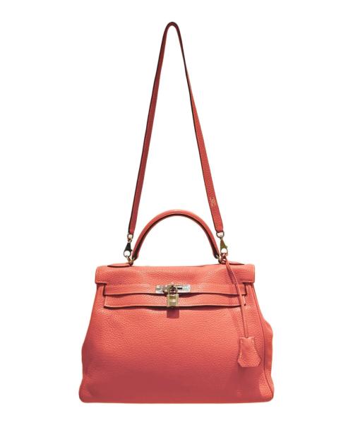 HERMES（エルメス）HERMES (エルメス) ケリー32内縫い/Kelly32/シルバー金具/トリヨンクレマンス/クレヴェット/□Q刻印:2013年製 クレヴェット サイズ:32の古着・服飾アイテム