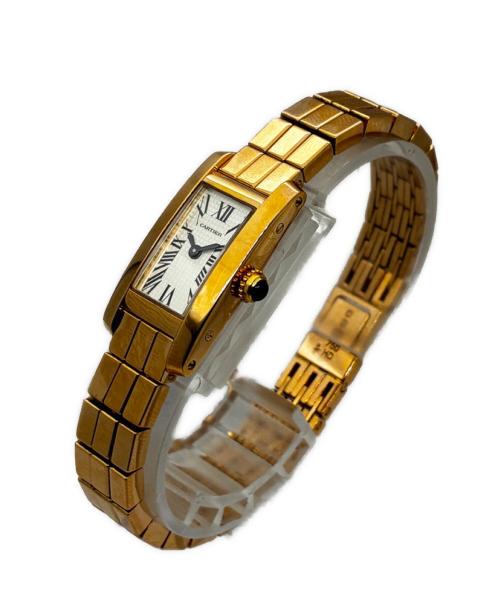 Cartier（カルティエ）Cartier (カルティエ) タンク アロンジェ ラニエール/金無垢時計/ピンクゴールド/W15373X5/クォーツ サイズ:-の古着・服飾アイテム