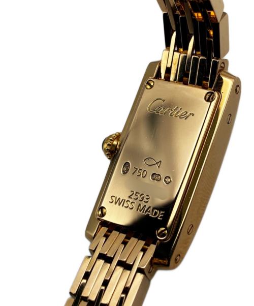 Cartier（カルティエ）Cartier (カルティエ) タンク アロンジェ ラニエール/金無垢時計/ピンクゴールド/W15373X5/クォーツ サイズ:-の古着・服飾アイテム