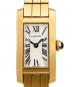 Cartier（カルティエ）の古着「タンク アロンジェ ラニエール/金無垢時計/ピンクゴールド/W15373X5/クォーツ」