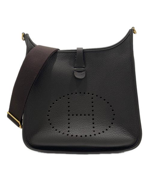 HERMES（エルメス）HERMES (エルメス) エブリンPM/EvelynePM/K刻印 ブラウン系/ゴールド金具/エベンヌ サイズ:PMの古着・服飾アイテム
