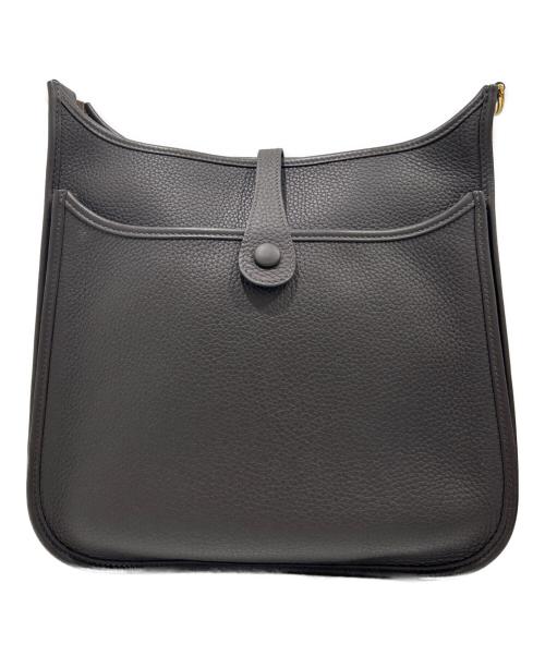 HERMES（エルメス）HERMES (エルメス) エブリンPM/EvelynePM/K刻印 ブラウン系/ゴールド金具/エベンヌ サイズ:PMの古着・服飾アイテム