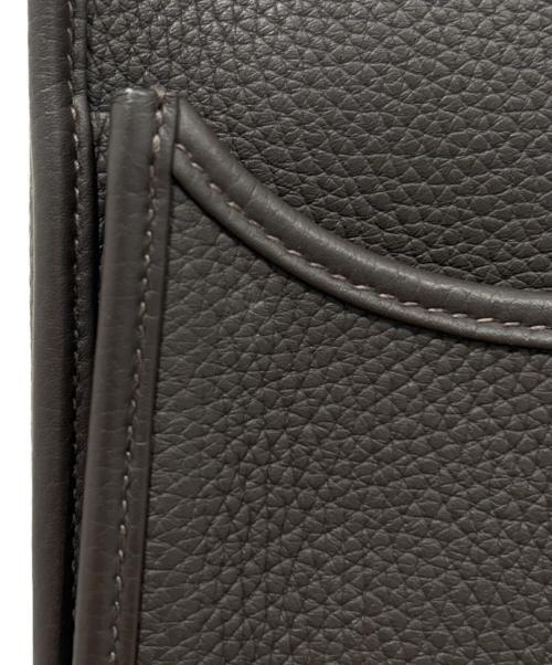 HERMES（エルメス）HERMES (エルメス) エブリンPM/EvelynePM/K刻印 ブラウン系/ゴールド金具/エベンヌ サイズ:PMの古着・服飾アイテム