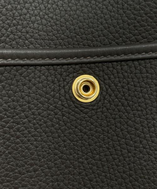 HERMES（エルメス）HERMES (エルメス) エブリンPM/EvelynePM/K刻印 ブラウン系/ゴールド金具/エベンヌ サイズ:PMの古着・服飾アイテム