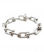 TIFFANY & Co.ティファニー）の古着「Hardware Large Link Bracelet ハードウェアラージリンクブレスレット/スターリングシルバー/14リンク/60153091」｜シルバー