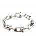 TIFFANY & Co.（ティファニー）の古着「Hardware Large Link Bracelet ハードウェアラージリンクブレスレット/スターリングシルバー/14リンク/60153091」｜シルバー