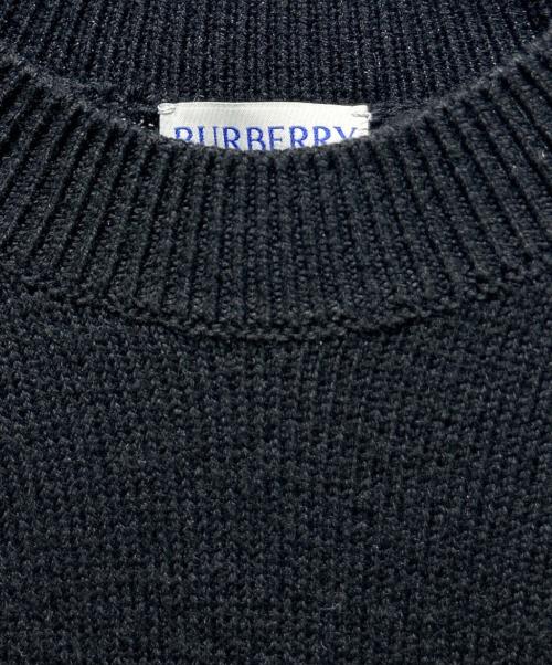 BURBERRY（バーバリー）BURBERRY (バーバリー) ロゴパッチ セーター/Logo Patch Sweater/8102494 ブラック サイズ:xsの古着・服飾アイテム