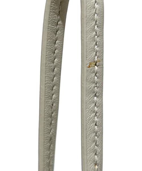 MIU MIU（ミュウミュウ）MIU MIU (ミュウミュウ) 21SS 2WAY Woven Bucket Bag 2WAYウーブンバケットバッグ 5BE062 ベージュの古着・服飾アイテム