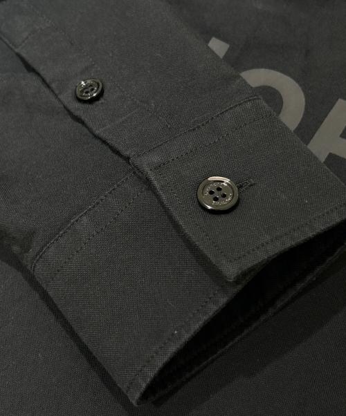 BURBERRY（バーバリー）BURBERRY (バーバリー) Horseferry Print Shirt ホースフェリー フロントロゴプリントシャツ/8029347  ブラック サイズ:不明の古着・服飾アイテム