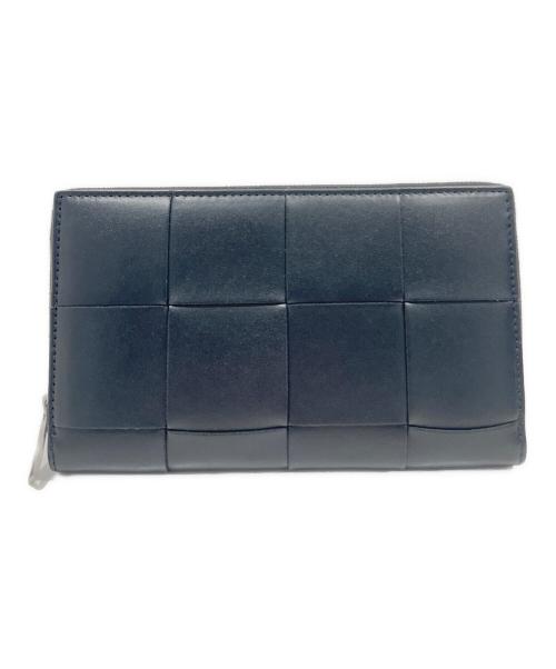 BOTTEGA VENETA（ボッテガベネタ）BOTTEGA VENETA (ボッテガベネタ) イントレチャート ジップアラウンドウォレット/Intrecciato Zip Around Wallet/814649VBWD54143 ブラック 未使用品の古着・服飾アイテム