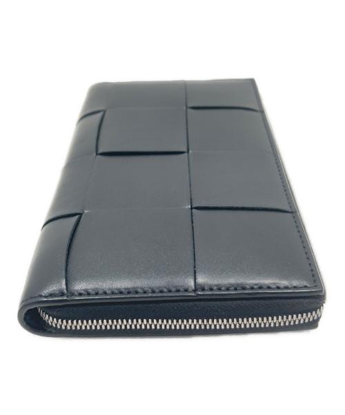 BOTTEGA VENETA（ボッテガベネタ）BOTTEGA VENETA (ボッテガベネタ) イントレチャート ジップアラウンドウォレット/Intrecciato Zip Around Wallet/814649VBWD54143 ブラック 未使用品の古着・服飾アイテム