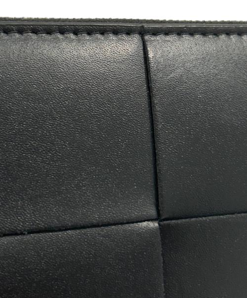 BOTTEGA VENETA（ボッテガベネタ）BOTTEGA VENETA (ボッテガベネタ) イントレチャート ジップアラウンドウォレット/Intrecciato Zip Around Wallet/814649VBWD54143 ブラック 未使用品の古着・服飾アイテム