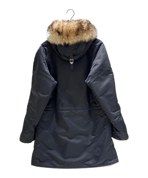 CELINE（セリーヌ）CELINE (セリーヌ) ミリタリーモッズファーフードコート ブラック サイズ:Sの古着・服飾アイテム