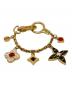 LOUIS VUITTON（ルイ ヴィトン）の古着「キーリング マルタージュフラワーズ/Malletage Flowers Key Ring/M67384」