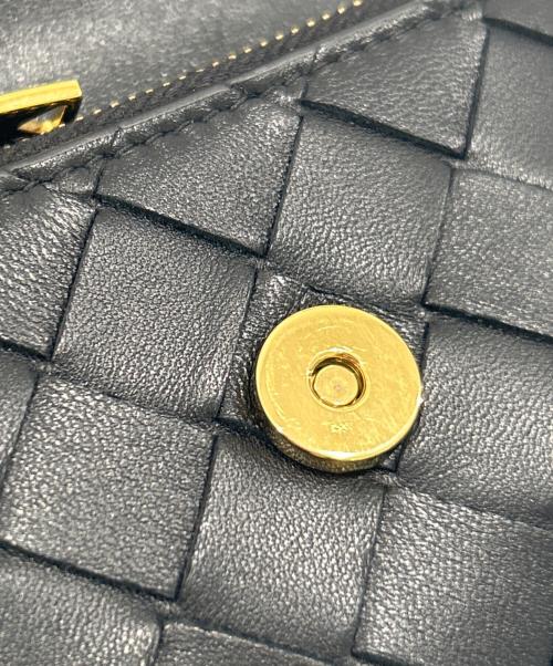 BOTTEGA VENETA（ボッテガベネタ）BOTTEGA VENETA (ボッテガベネタ) アンディアーモ 三つ折りファスナーウォレット/Andiamo Tri-Fold Zip Wallet/824968VCPP21019 ブラック 未使用品の古着・服飾アイテム