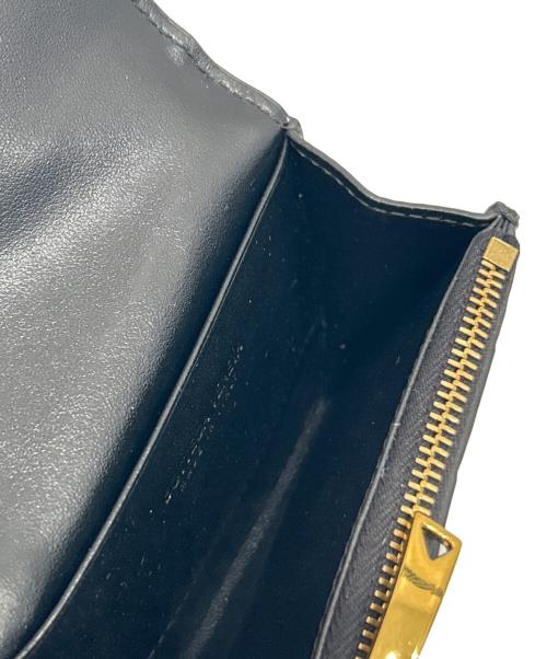 BOTTEGA VENETA（ボッテガベネタ）BOTTEGA VENETA (ボッテガベネタ) アンディアーモ 三つ折りファスナーウォレット/Andiamo Tri-Fold Zip Wallet/824968VCPP21019 ブラック 未使用品の古着・服飾アイテム