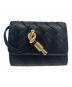 BOTTEGA VENETA（ボッテガベネタ）の古着「アンディアーモ 三つ折りファスナーウォレット/Andiamo Tri-Fold Zip Wallet/824968VCPP21019」｜ブラック