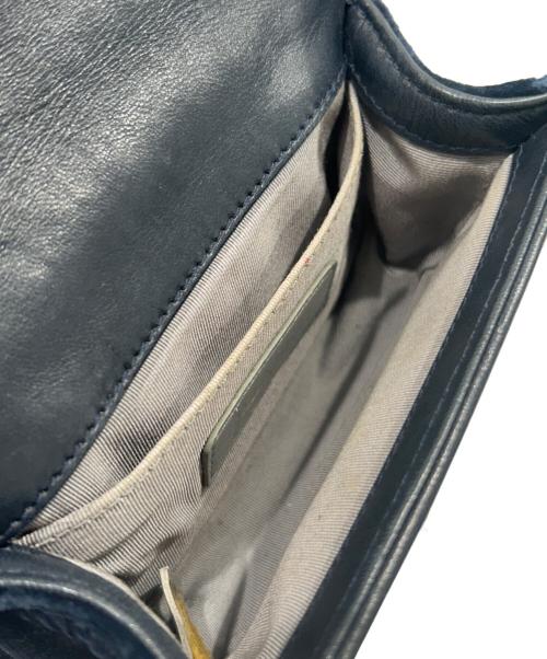 CHANEL（シャネル）CHANEL (シャネル) Mini Boy Chanel Chain Shoulder Bag/ミニボーイシャネルチェーンショルダーバッグ ブルー サイズ:ミニの古着・服飾アイテム