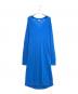 HERMES（エルメス）の古着「V-Neck Knit Dress/Vネックニットワンピース/2H2509D6」｜ブルー