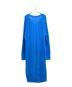 HERMES (エルメス) V-Neck Knit Dress/Vネックニットワンピース/2H2509D6 ブルー サイズ:34：70000円