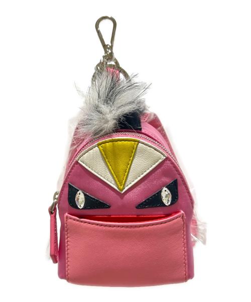 FENDI（フェンディ）FENDI (フェンディ) モンスターバッグチャーム ピンクの古着・服飾アイテム