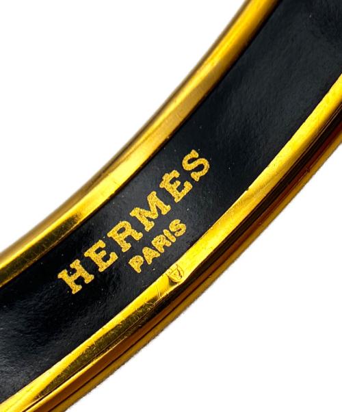 HERMES（エルメス）HERMES (エルメス) Enamel PM Bangle/エマイユPM バングル ゴールド×レッド×グリーン サイズ:PMの古着・服飾アイテム