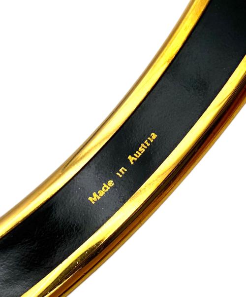 HERMES（エルメス）HERMES (エルメス) Enamel PM Bangle/エマイユPM バングル ゴールド×レッド×グリーン サイズ:PMの古着・服飾アイテム