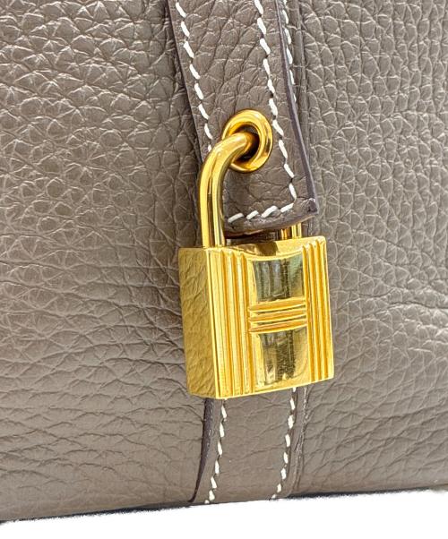 HERMES（エルメス）HERMES (エルメス) Picotin Lock PM/ピコタンロックPM/トリヨンクレマンス/エトゥープ/ゴールド金具/Y刻印：2020年製 エトゥープ×G金具 サイズ:PMの古着・服飾アイテム