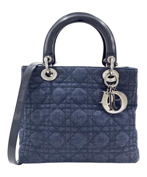 Christian Dior（クリスチャン ディオール）Christian Dior (クリスチャン ディオール) レディディオール/ミディアム/Lady Dior Denim Bag/Medium / デニム サイズ:ミディアムの古着・服飾アイテム