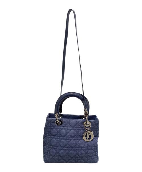 Christian Dior（クリスチャン ディオール）Christian Dior (クリスチャン ディオール) レディディオール/ミディアム/Lady Dior Denim Bag/Medium / デニム サイズ:ミディアムの古着・服飾アイテム