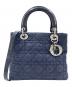Christian Dior（クリスチャン ディオール）の古着「レディディオール/ミディアム/Lady Dior Denim Bag/Medium /」｜デニム