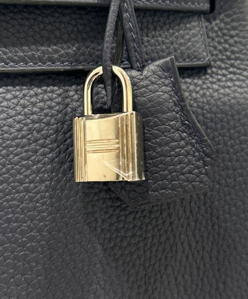 HERMES（エルメス）HERMES (エルメス) ケリー 28 タッチ 内縫い/Kelly 28 Touch Retourne/トゴ×アリゲーター/ブルーニュイ/シルバー金具/Y刻印：2020年製 ブルーニュイ×シルバー金具 サイズ:28の古着・服飾アイテム