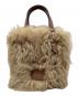 ANYA HINDMARCH (アニヤ・ハインドマーチ) Eyes N/S Shearling Mini Tote Bag/Eyes N/S シアリングミニトート/52-101-15-090373 ベージュ サイズ:F：85000円