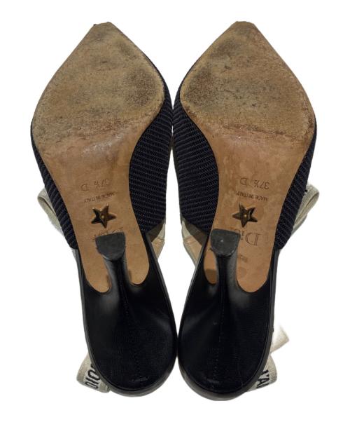Christian Dior（クリスチャン ディオール）Christian Dior (クリスチャン ディオール) J'Adior Slingback Pumps/J'Adior スリングバックパンプス/ KDC201TFL_S900 ブラック サイズ:37 1/2の古着・服飾アイテム