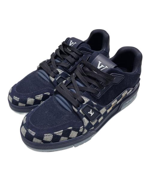 LOUIS VUITTON（ルイ ヴィトン）LOUIS VUITTON (ルイ ヴィトン) NIGO (二ゴー) LV Trainer Sneakers/LVトレイナースニーカー/1AIKSA ネイビー サイズ:7 1/2の古着・服飾アイテム