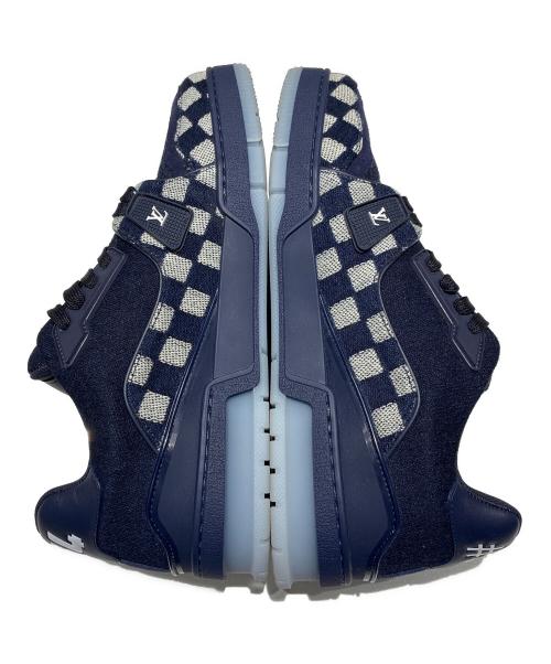 LOUIS VUITTON（ルイ ヴィトン）LOUIS VUITTON (ルイ ヴィトン) NIGO (二ゴー) LV Trainer Sneakers/LVトレイナースニーカー/1AIKSA ネイビー サイズ:7 1/2の古着・服飾アイテム